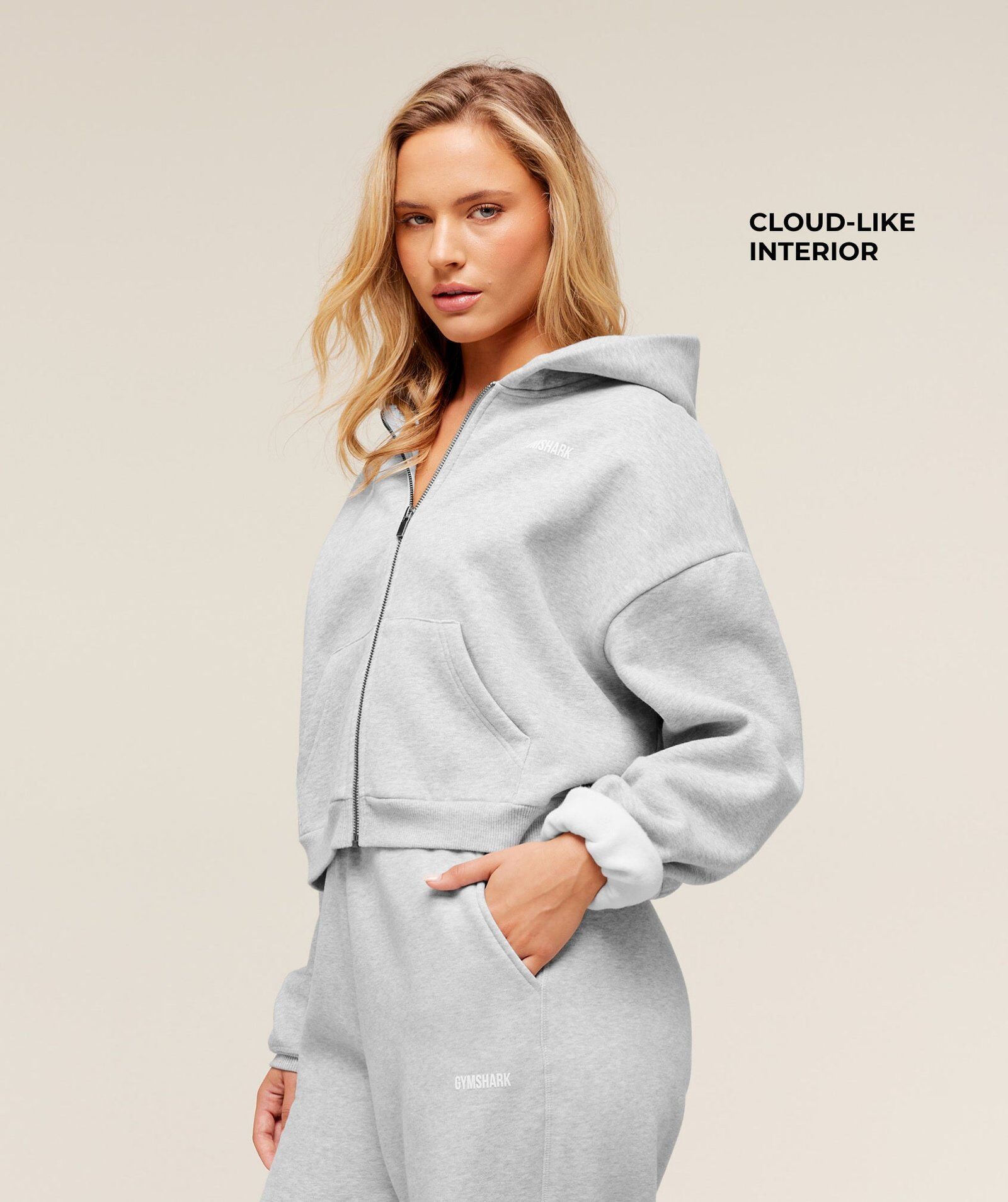 cosy luxe zip through hoodie cosy luxe zip through hoodie